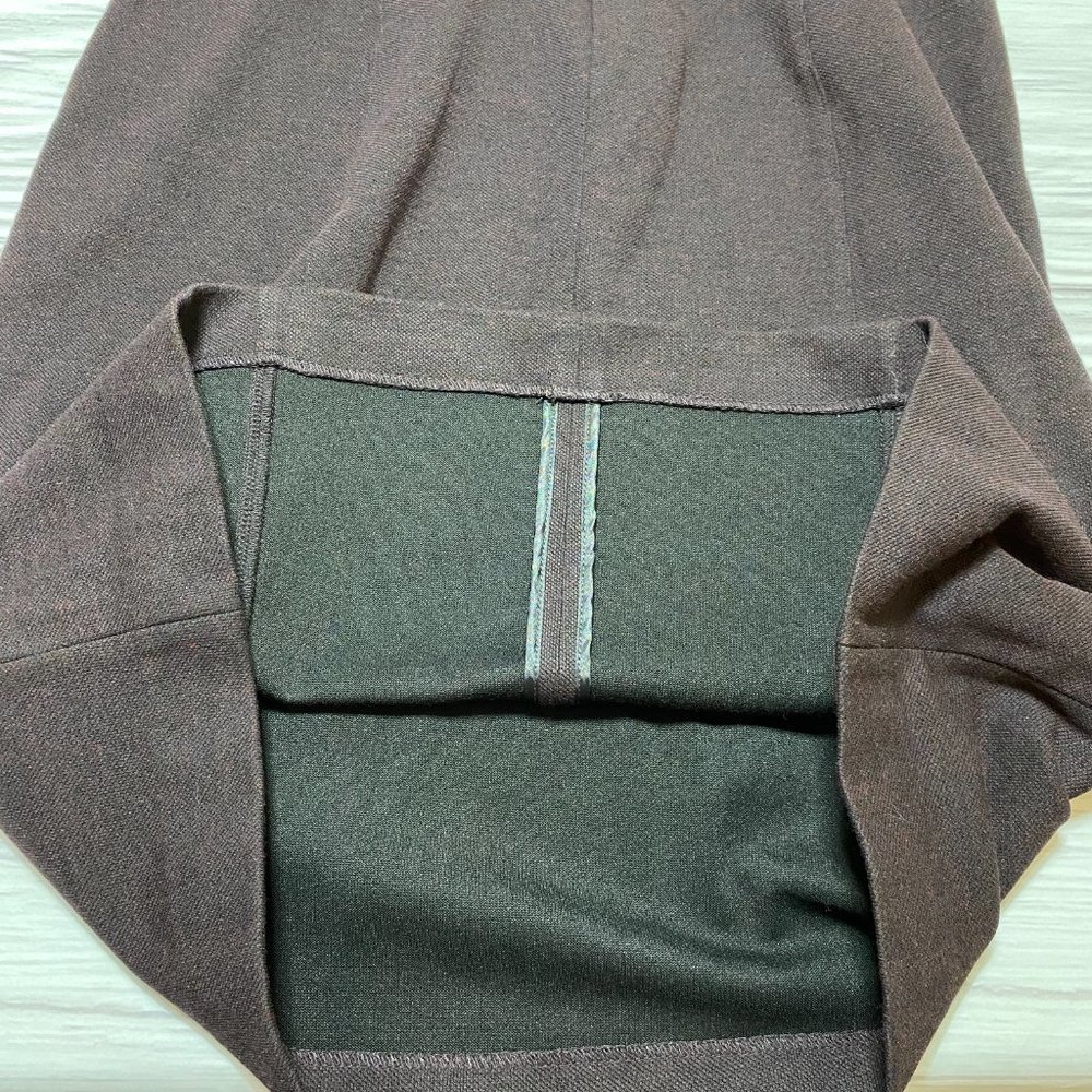 M.M. Lafleur Maggie Textured Ponte Dress Malbec - Picture 14 of 16